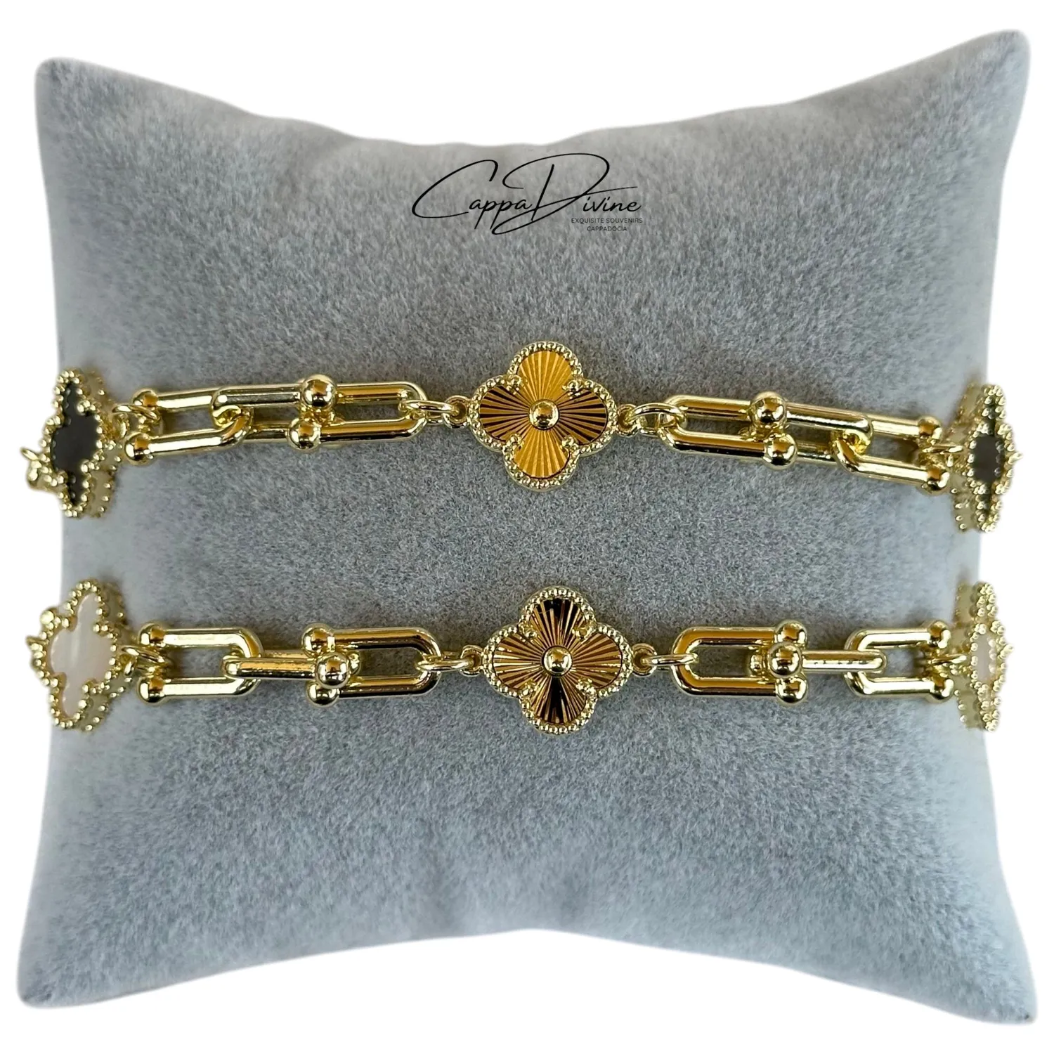 Steel Bracelet – Linked Clove Design