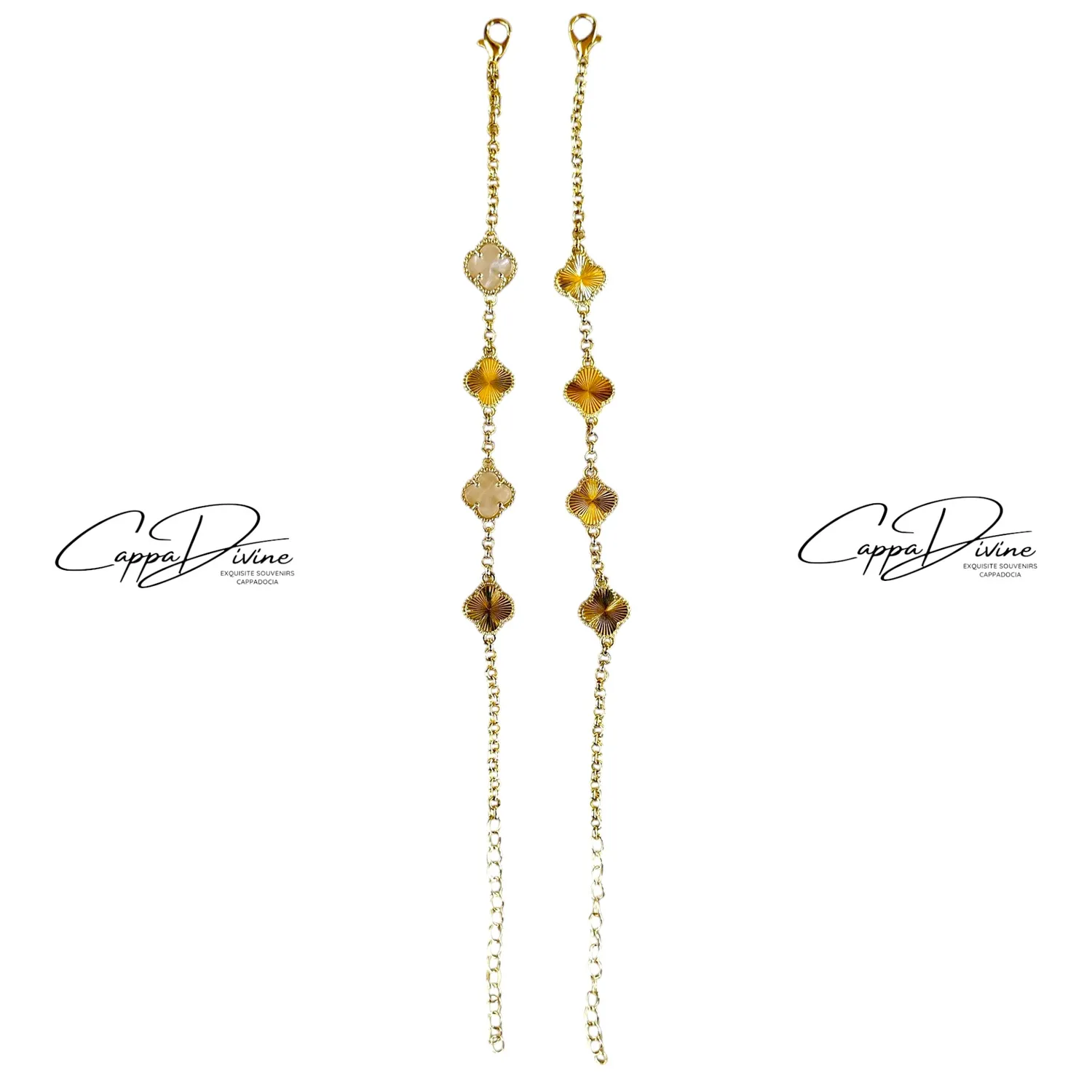 Golden Steel Bracelet – Clove Design