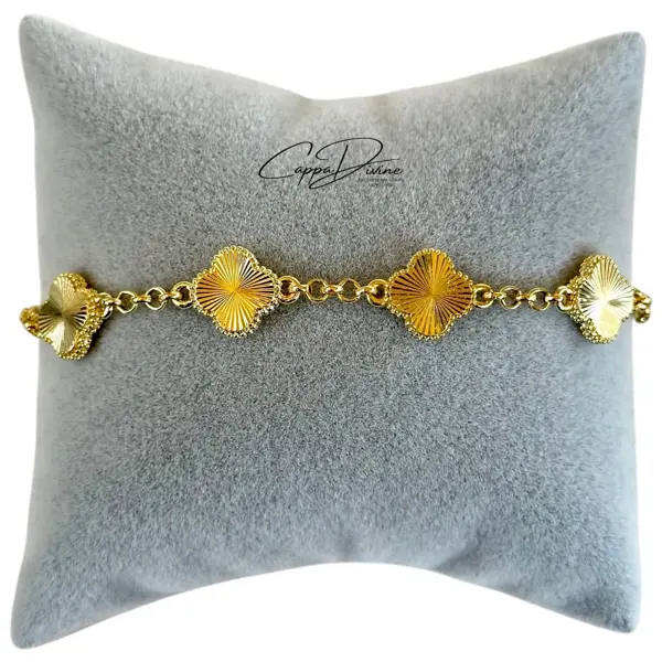 Golden Steel Bracelet – Clove Design