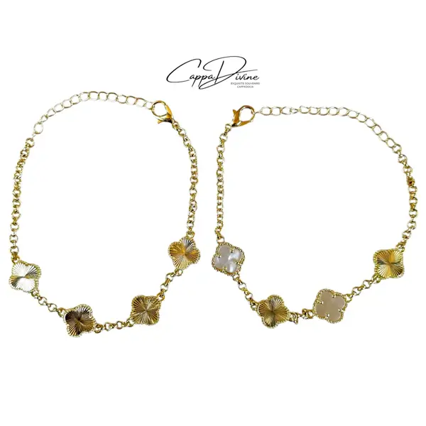 Golden Steel Bracelet – Clove Design