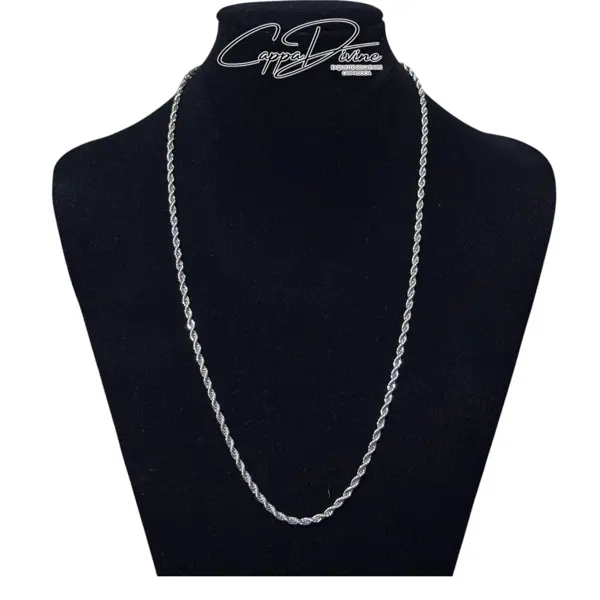 Stainless Steel Twist Chain - Unisex