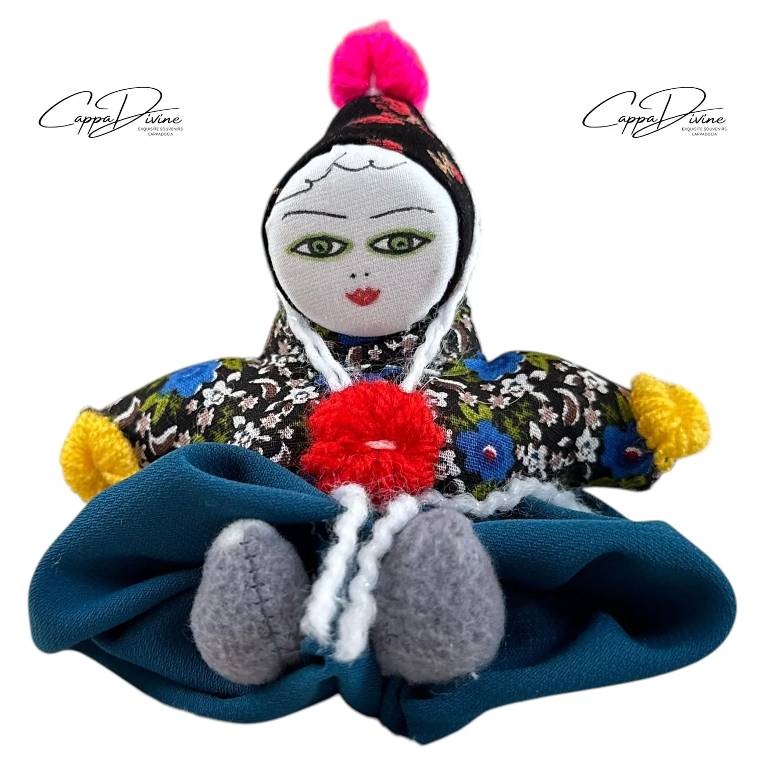 Little Hand Made Traditional Cappadocia Doll with Magnet