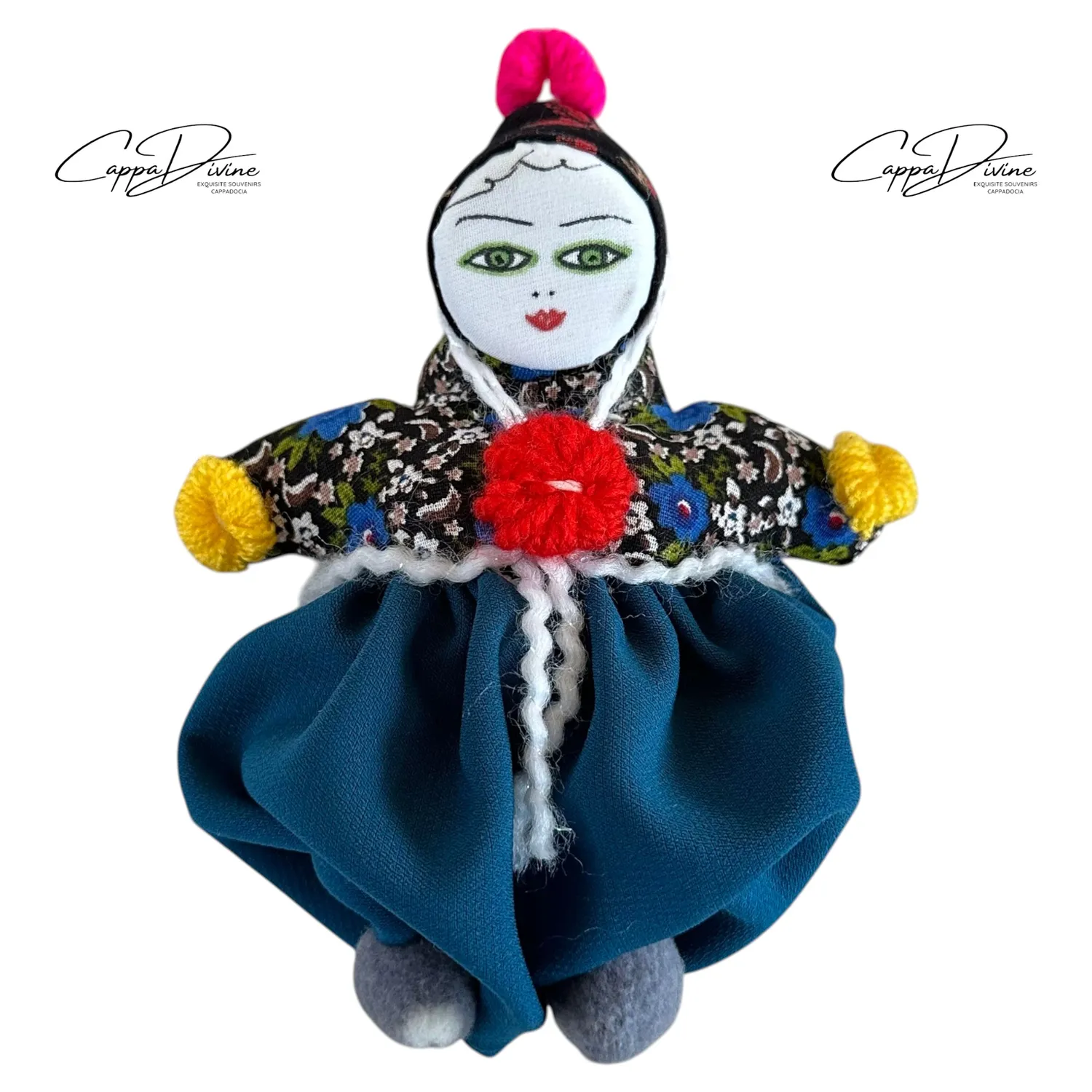 Little Hand Made Traditional Cappadocia Doll with Magnet