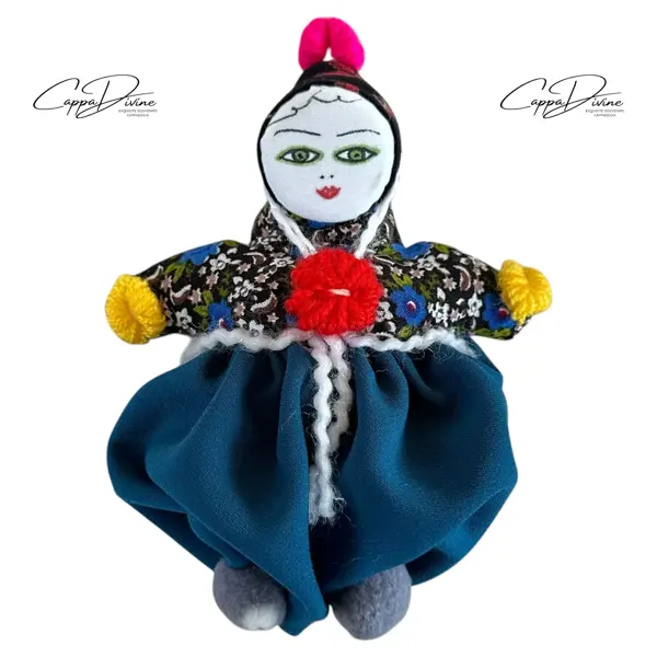 Little Hand Made Traditional Cappadocia Doll with Magnet