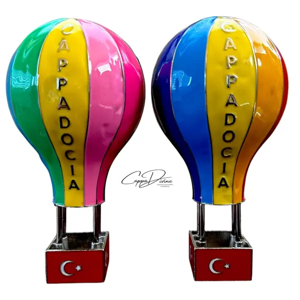 Decorative Piece – Colorful Metal Hot Air Balloon