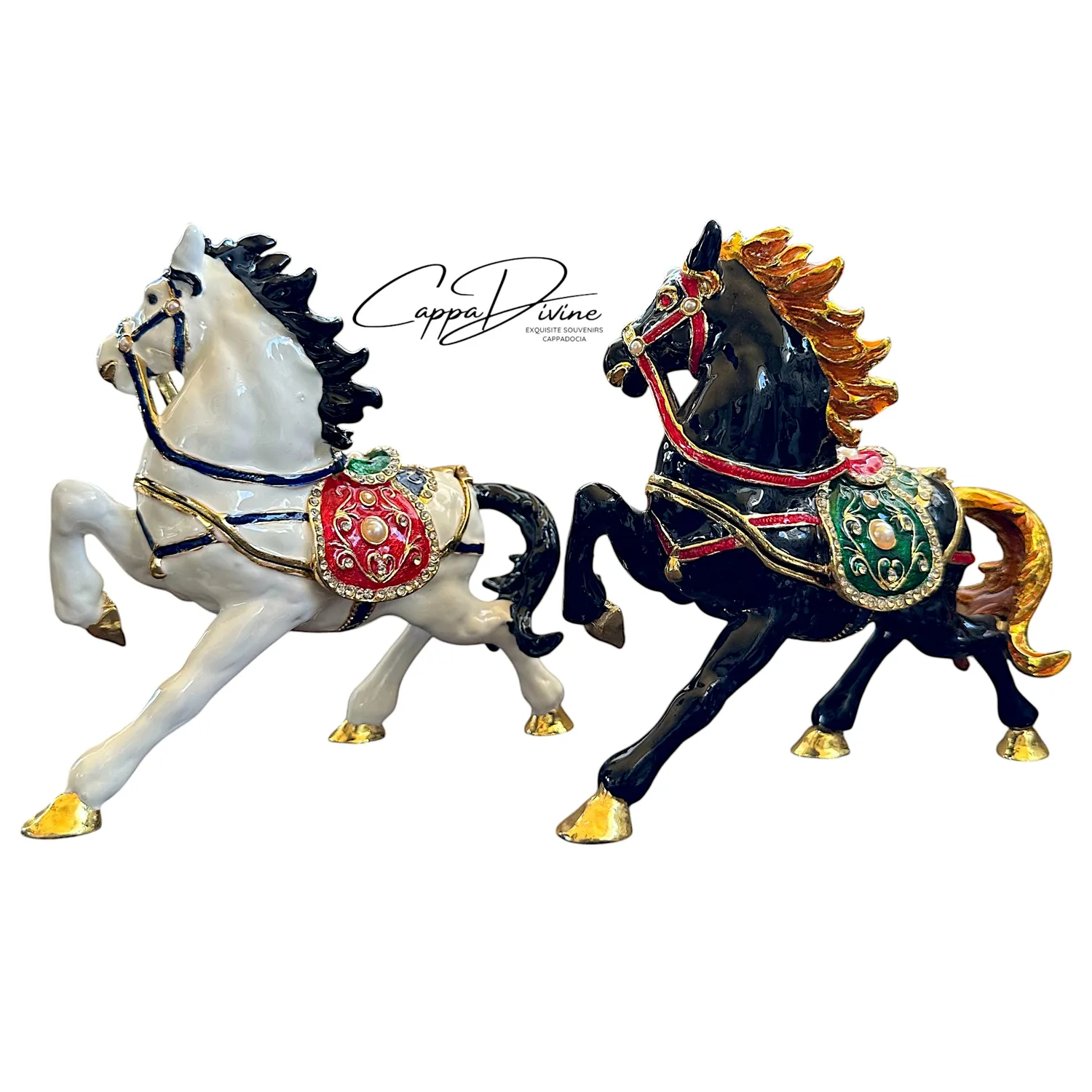 Decorative Piece – Horse with an Attitude with Crystal Stones