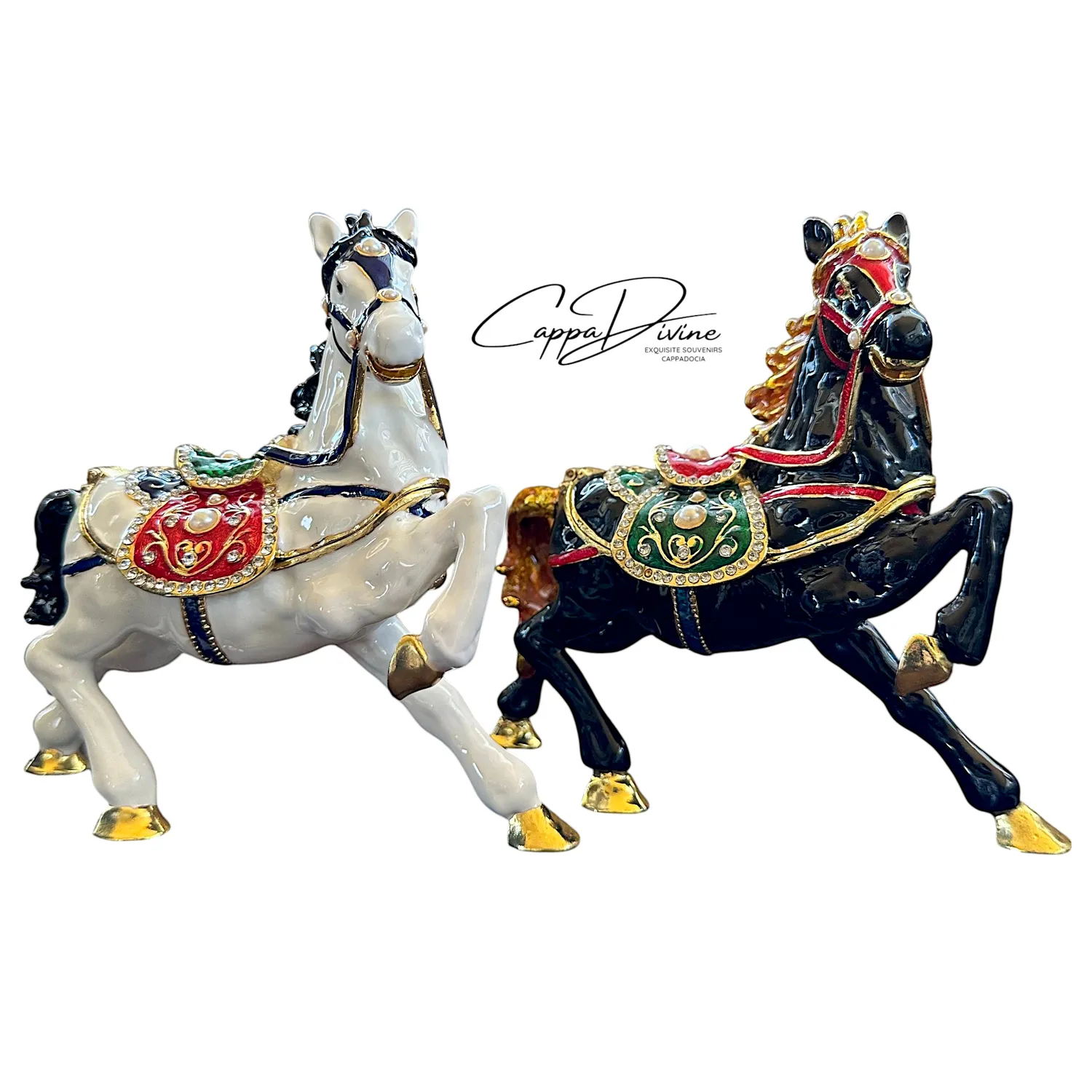 Decorative Piece – Horse with an Attitude with Crystal Stones