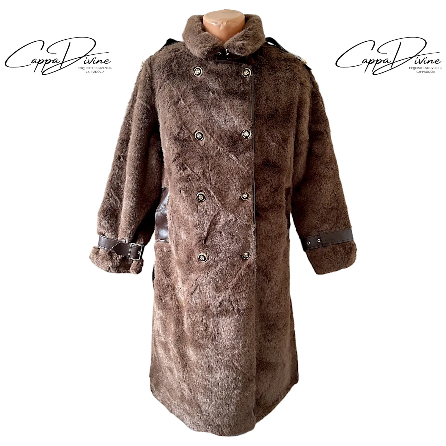 Angora Fur Coat – Leather & Long