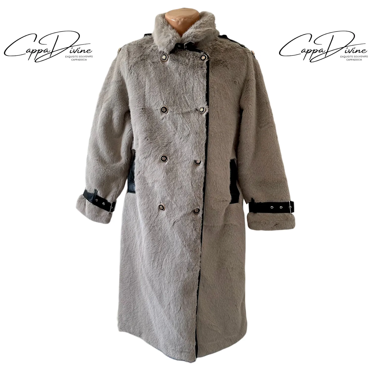 Angora Fur Coat – Leather & Long