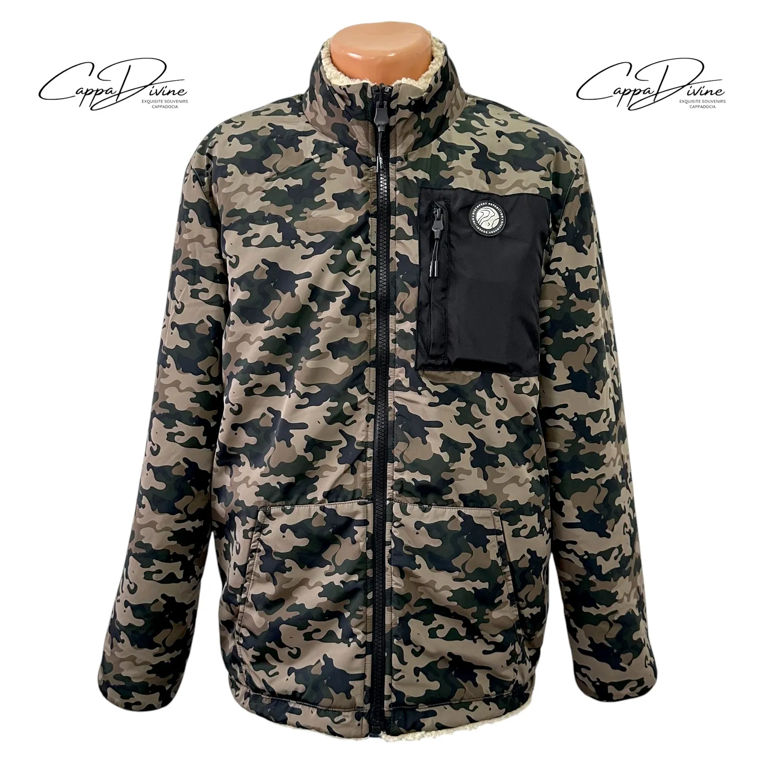 Goat Fur Jacket – Camouflage & Reversible