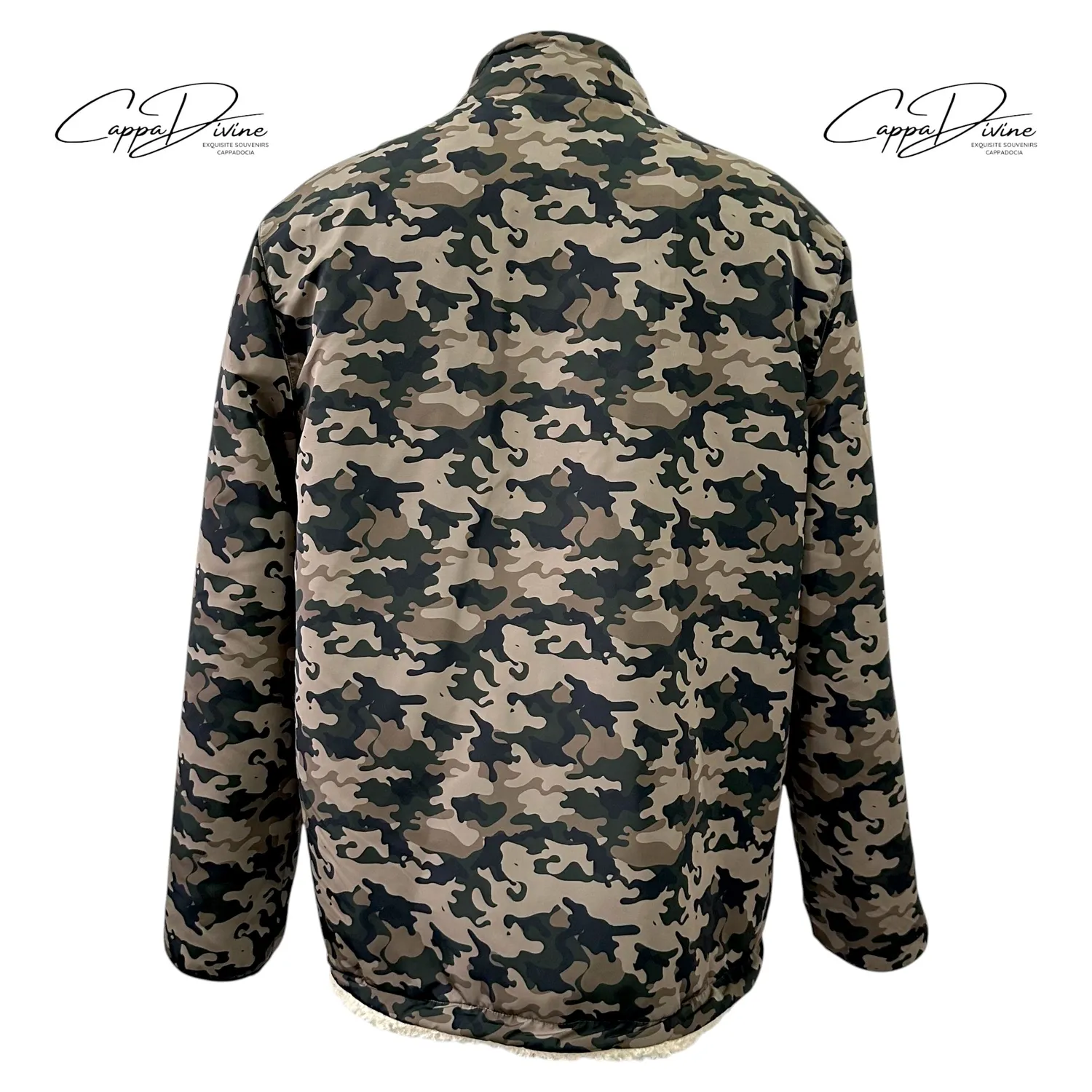 Goat Fur Jacket – Camouflage & Reversible