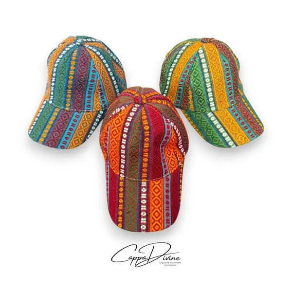 Kilim Patterned Baseball Hat