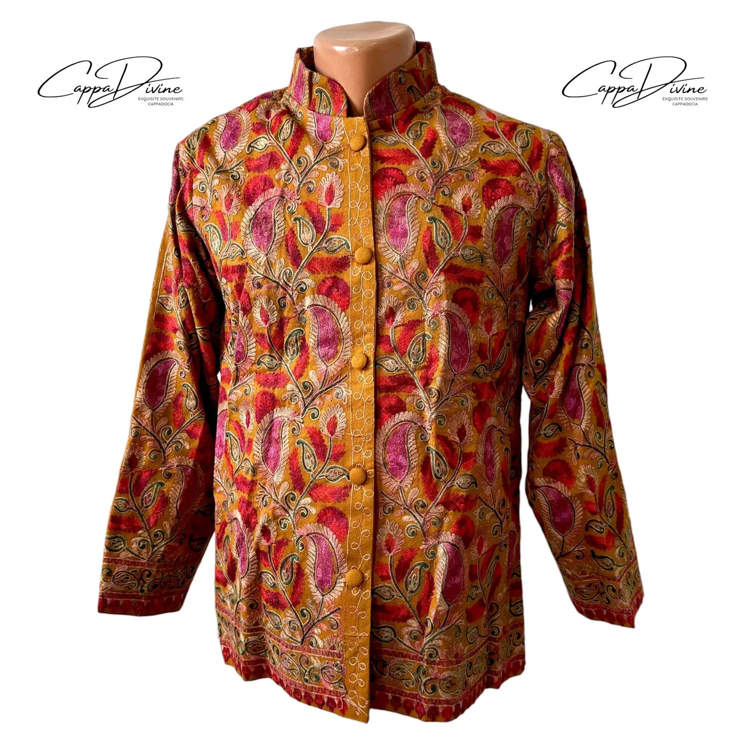 Suzani Embroidery Jacket – Colorful & Traditional Design