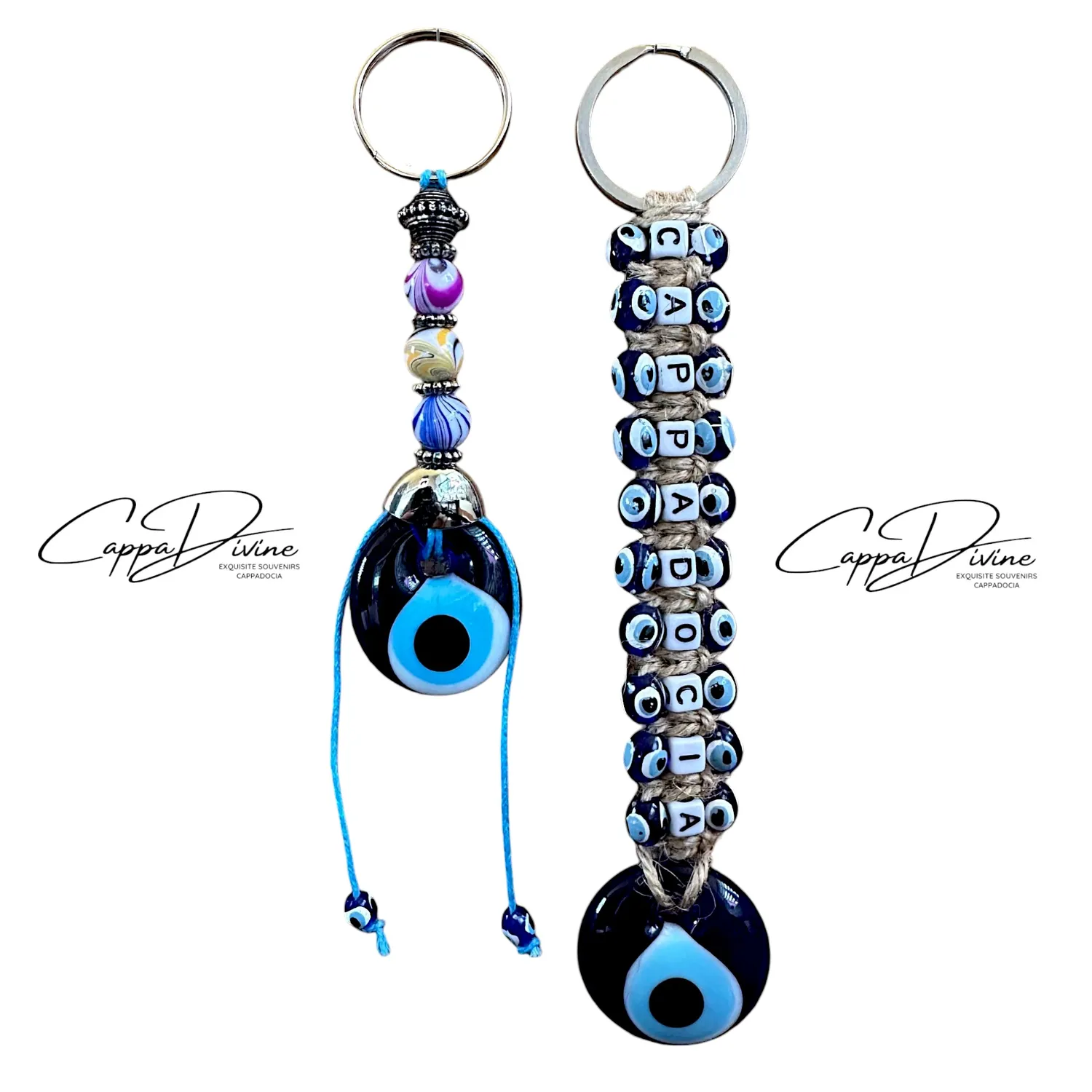 Evil Eye Keychain – Protective Charm with a Stylish Twist