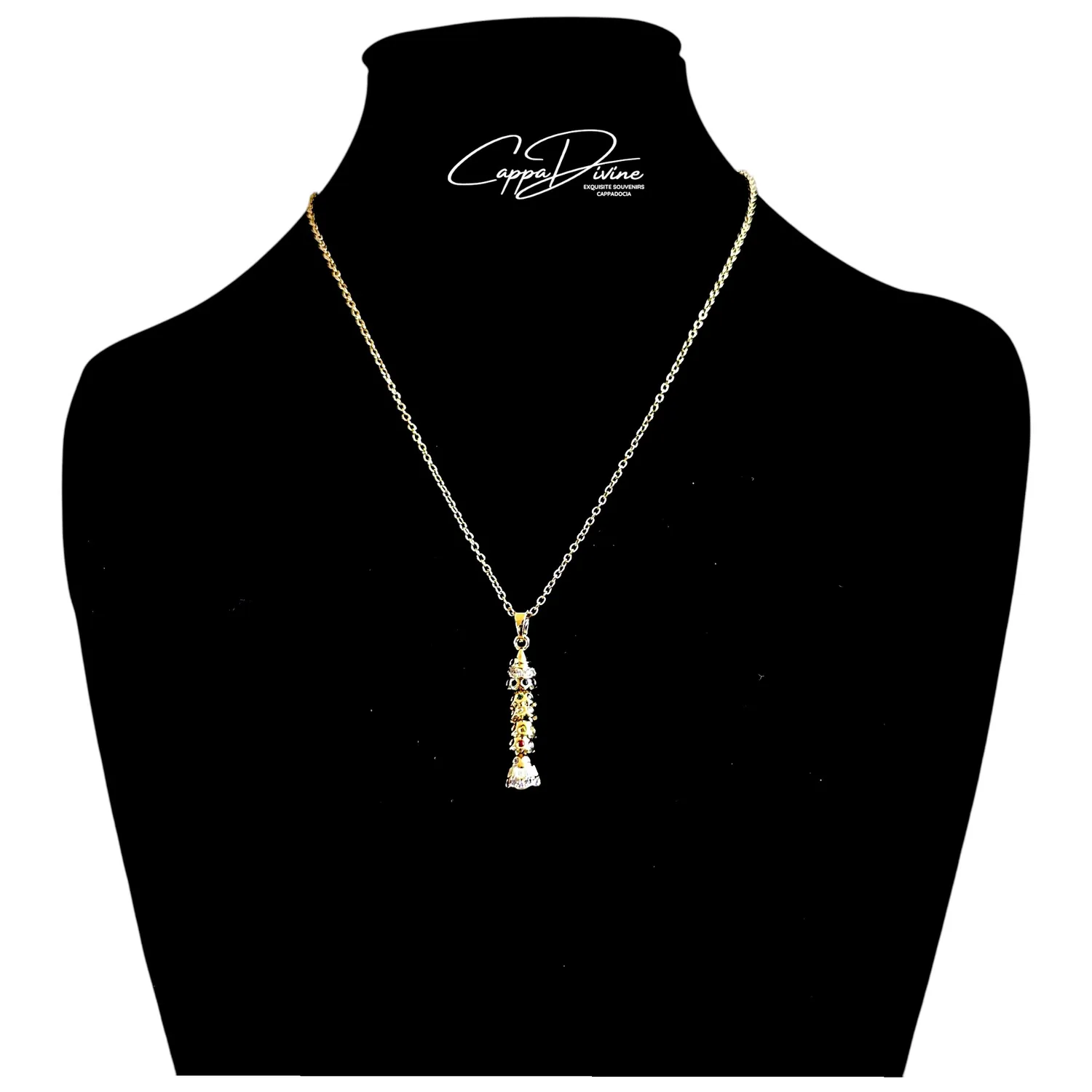 Steel Necklace – Articulated Fish Design