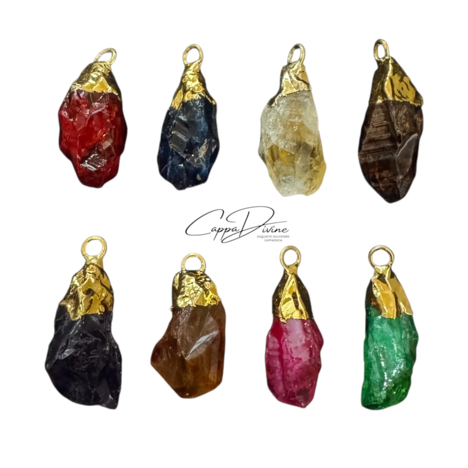 Natural Cut Crystal Pendant