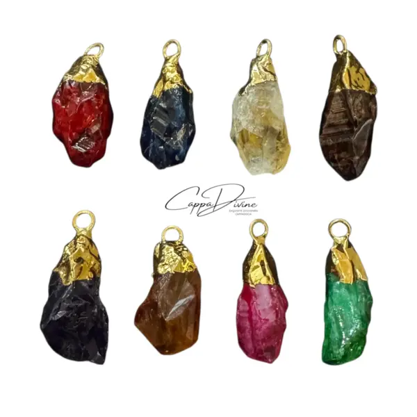 Natural Cut Crystal Pendant